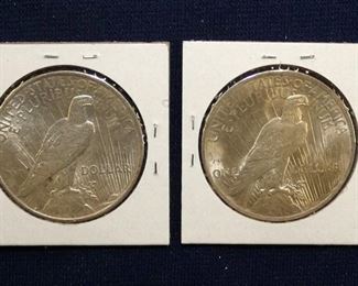 VIEW 4 SIDE 2 1923 PEACE SILVER DOLLARS
