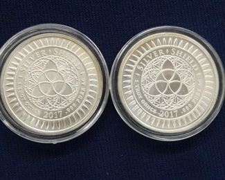 VIEW 4 SIDE 2 SILVER ROUNDS 1 OZ