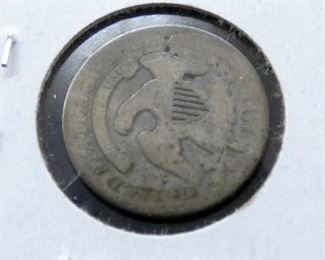 VIEW 4 SIDE 2 CAPPED BUST DIME 1827