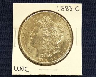 1883 O MORGAN UNC SILVER DOLLAR