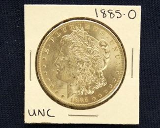 1885 O UNC MORGAN SILVER DOLLAR
