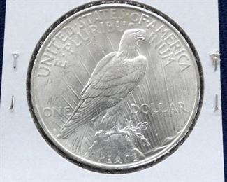 VIEW 3 SIDE 2 PEACE SILVER DOLLAR