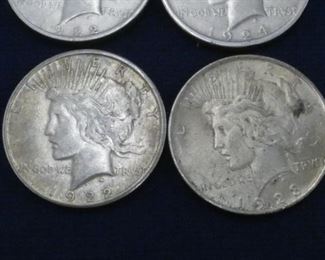 VIEW 3 PEACE SILVER DOLLARS