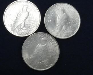 VIEW 3 SIDE 2 PEACE SILVER DOLLARS