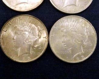 VIEW 3 PEACE DOLLARS
