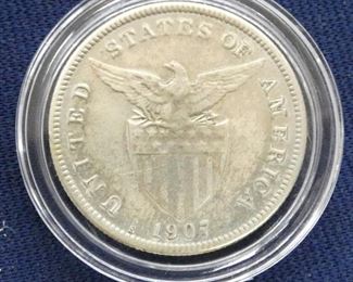 VIEW 3 SIDE 2 (US) PESO 80% SILVER
