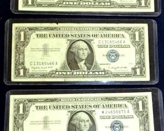VIEW 3 1957 SILVER CERTIFICATES