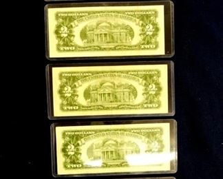 VIEW 4 SIDE 2 $2 BILLS