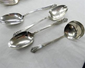 VIEW 9 SERVING SPOONS 8. 5 OZ SILVER