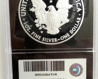 VIEW 4 SIDE 2 SILVER AMERICAN EAGLE 
