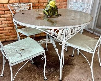 Vintage patio table