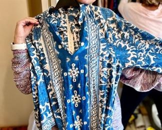 Tish with a cool vintage dress!