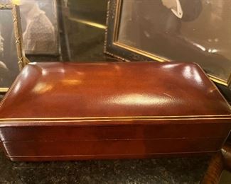 Excellent condition. Antique Leather Box