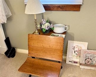 Antique school desk.