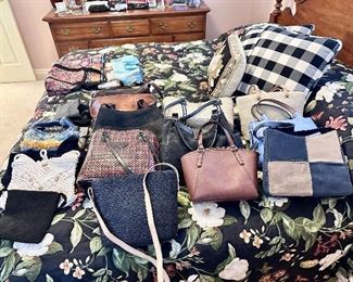 Women's purses in many styles.