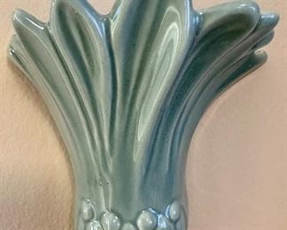 Ceramic wall pocket.