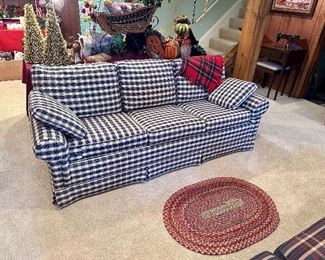 Comfortable 3-section Laine sleeper sofa.