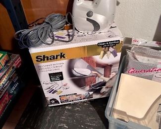 Shark steam cleaner.