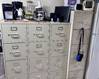 Office filing cabinets.
