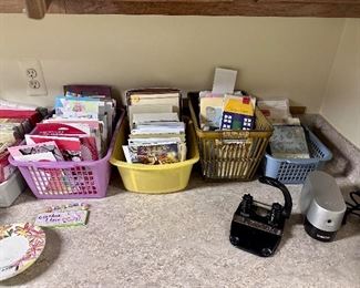 Greeting cards.