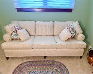 Ethan Allen 3-seat sofa.