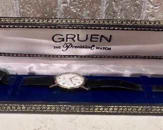 1950's working Gruen watch in original box.