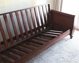 Cherry Tone Wood Futon Frame