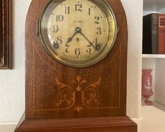 oak mantel clock - Seth Thomas