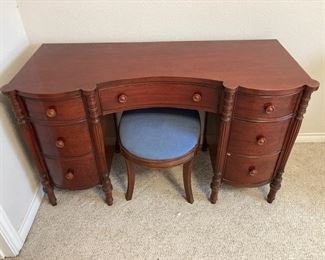 Vintage mahogany desk