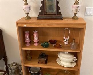 more collectibles including Mary Gregory vases and Murano pieces