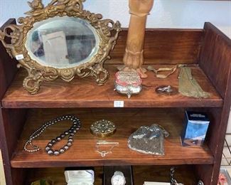 a few pieces of sterling and watches