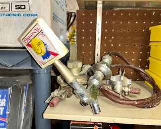 Vintage Pabst Blue Ribbon beer tap handle