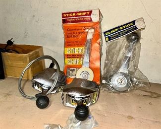 Vintage NOS bicycle stick-shifts!