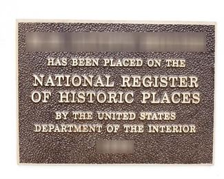Historic Registry Name Date Blurred