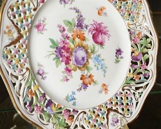 Early Dresden latticed plate