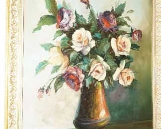 Floral still life by Rincon