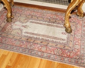 Wool floor rug-approximately 4 x 6