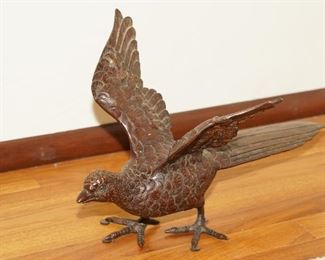 Vintage brass pheasants x 2