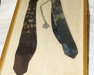 Picasso & Dali inspired ties with centaur medal