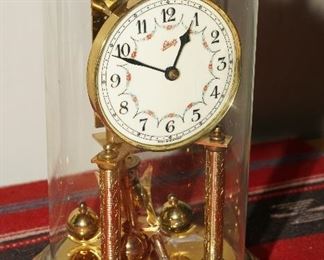 Schatz mantle clock with porcelain face