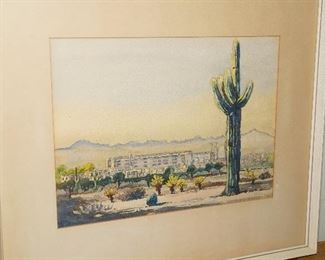 Phoenix landscape painting by H. Nevill Smith