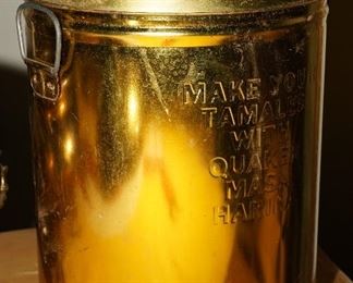 Vintage Quaker masa mix canister-we have two of these available