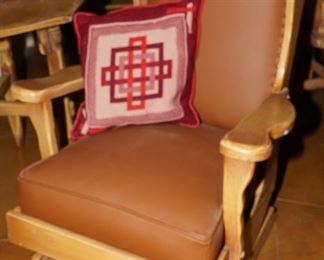 California mission "Coronado" rocking chair