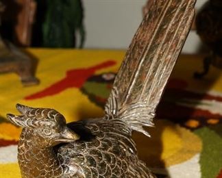 There are two brass pheasants available.