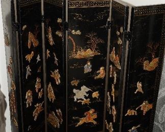 Asian 6 panel screen