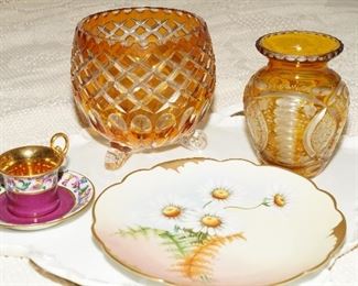 We have many beautiful porcelain and glass pieces available throughout the home.  Please bring boxes for packing of valuables. 