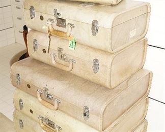 Vintage Corbin Sesamee luggage in all shapes & sizes