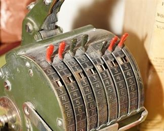 Antique Hedman manufacturing check writer