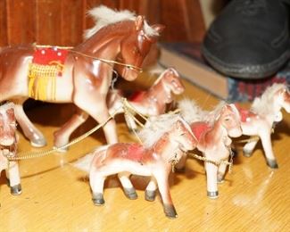 Early Japanese horse with babes