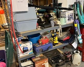 Lots of tools and lake items